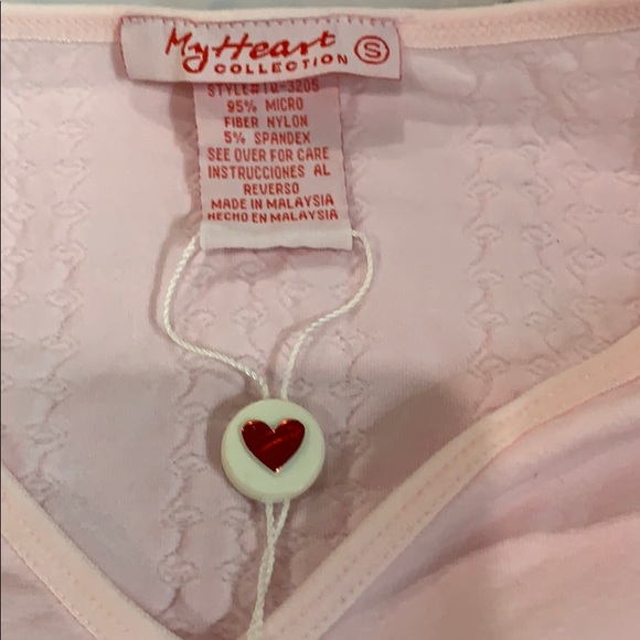 Small Pink My Heart Collection Top - Picture 3 of 4